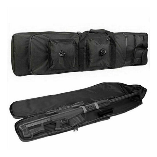 Tactical Double or Single Rifle Case Long Carbine Rang Gun Carry Bag Backpack {66}