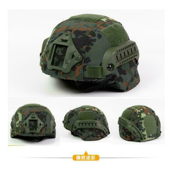 Hunting Paintball Camouflage Helmet Cover Cloth for MICH2000 Tactical Helmet {13}