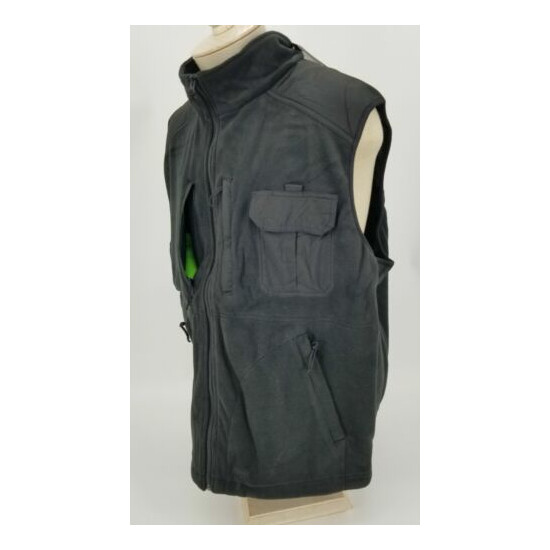Woolrich Elite Discreet Conceal Fleece Tactical Vest Medium Black 44422 {2}