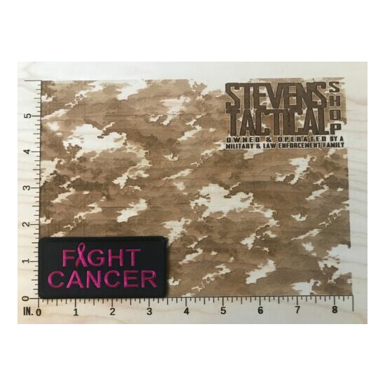 Fight Cancer Pink Ribbon Patch {2}