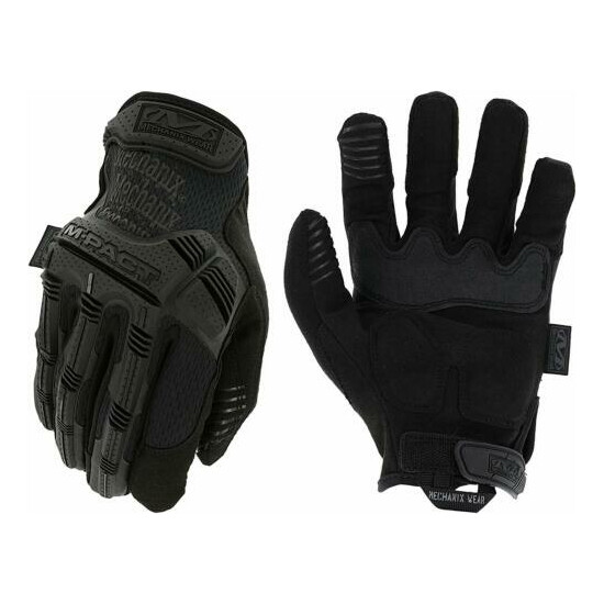 Hunting Gloves Black Tactical Gear Padded Palm High Impact Shooting Glove Large {1}