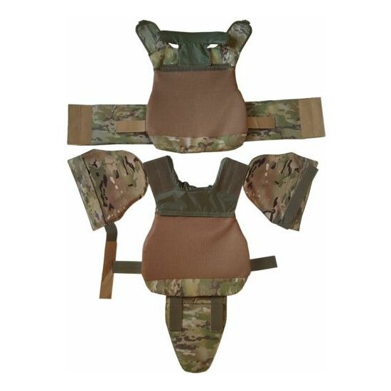 XL Set Body armor Gear defence bulletproof Tactical vest waterproof & pads {10}