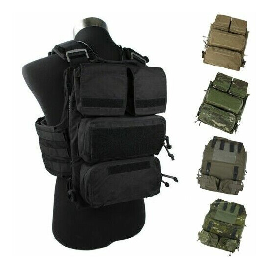 TMC3107 Pouch Bag Zip Panel Knapsack For 2016-2018 AVS JPC2.0 CPC Tactical Vest {1}