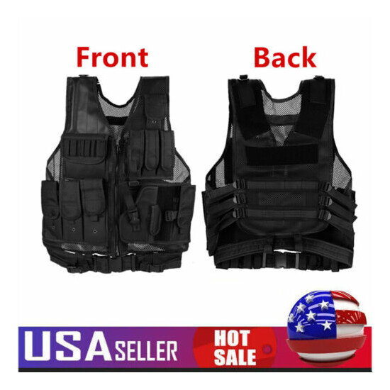 Multi-functional CS Field Vest Outdoor Training Vest Military Tactical Vests US {2}