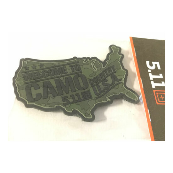 5.11 TACTICAL Morale Patch Camo Country USA New {1}