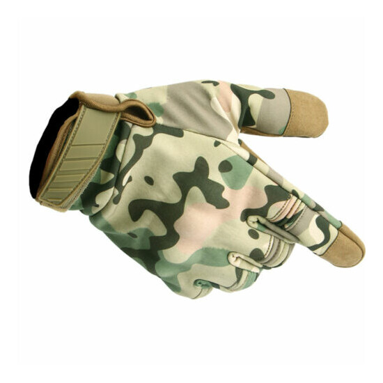 Tactical Gloves Touch Screen Full Finger Military Army Combat Hunting Shooting {14}