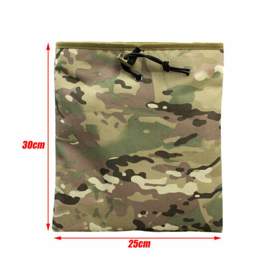 Military Molle Belt Magazine Pouch Tactical Mag Dump Drop Reloader Pouch Bag  {4}