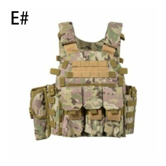 Tactical Vest Military Plate Carrier Molle Assault Combat Airsoft Hunting Vest {17}