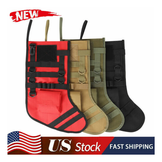 Tactical Molle Christmas Stocking Magazine Pouch Storage Hanging Bag Gift New US {1}