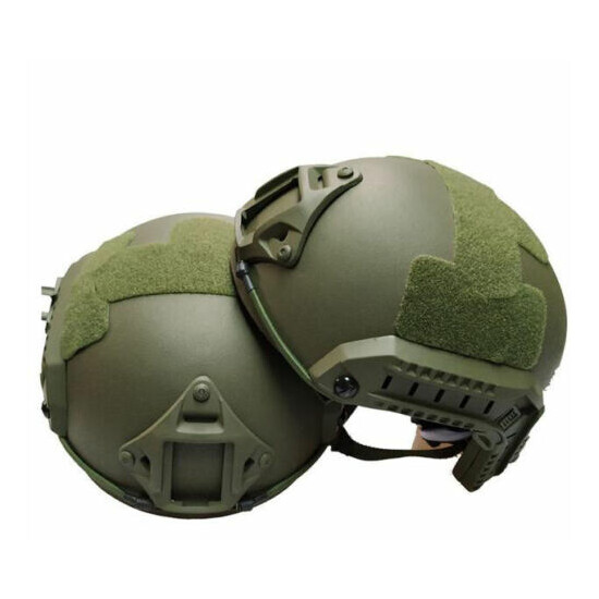 UHMW-PE Ballistic 3A Bullet Proof Helmet + Bullet proof Face Guard Shield Mask {5}