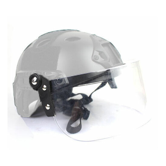 Paintball Protect Face Shield Lens Mask Goggles For Mich FAST Tactical Helmet {2}