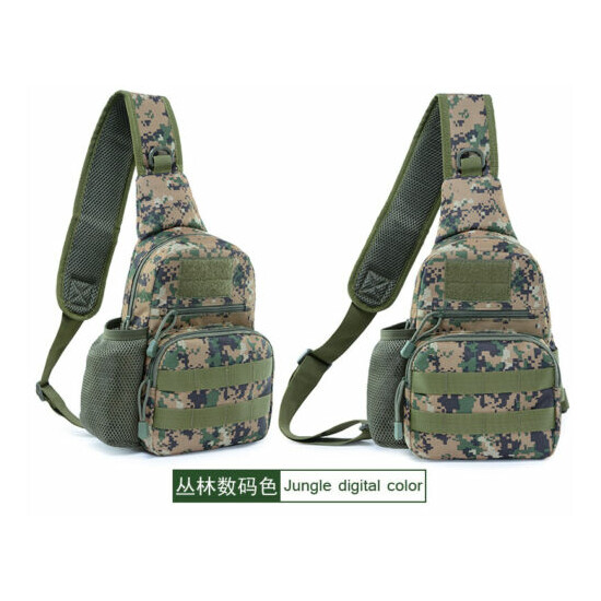 Tactical Army Shoulder Bag Men Sling Crossbody Bags Camping Hiking Chest Pack US {23}