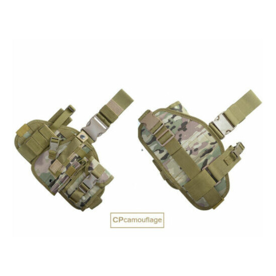 Outdoor Adjustable Hunting Molle Tactical Pistol Gun Holster Bullet Pouch Holder {47}