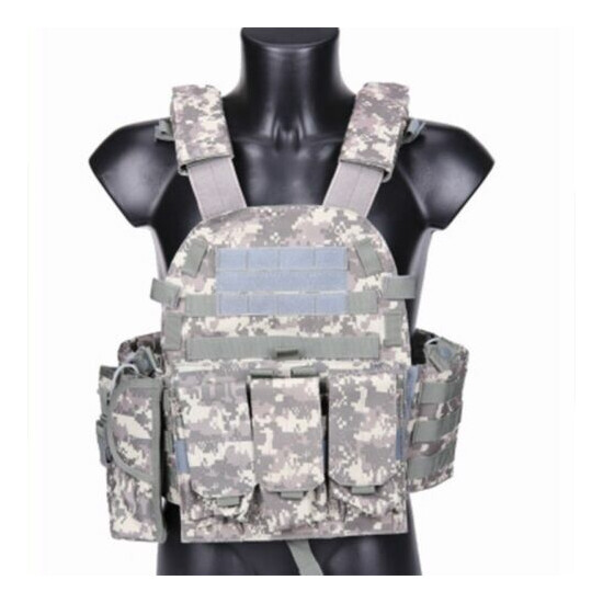 Tactical Vest Military Plate Carrier Molle Assault Combat Airsoft Hunting Vest {9}