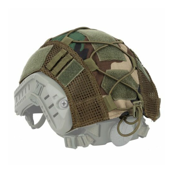 Tactical Military Helmet Camo Cover for FAST Airsoft Paintball Hunting Shooting {7}