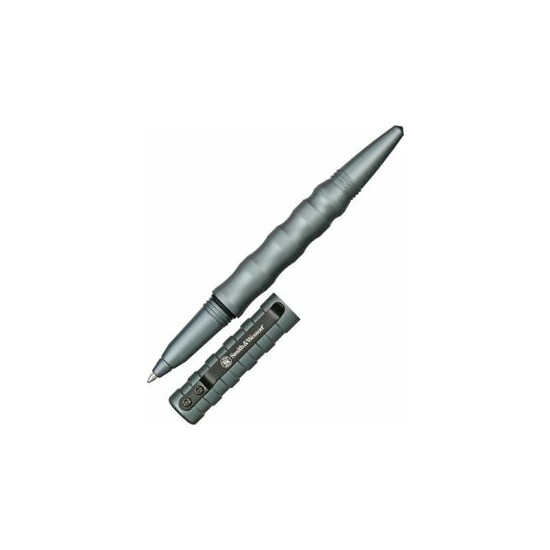 Smith & Wesson M&P Tactical Pen 2- 2nd Gen, 5 3/4" overall, Gray, # SWPENMP2G {1}