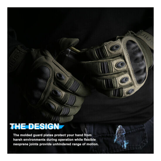 Touchscreen Tactical Gear Military Paintball Airsoft Shooting Full Finger Gloves {3}