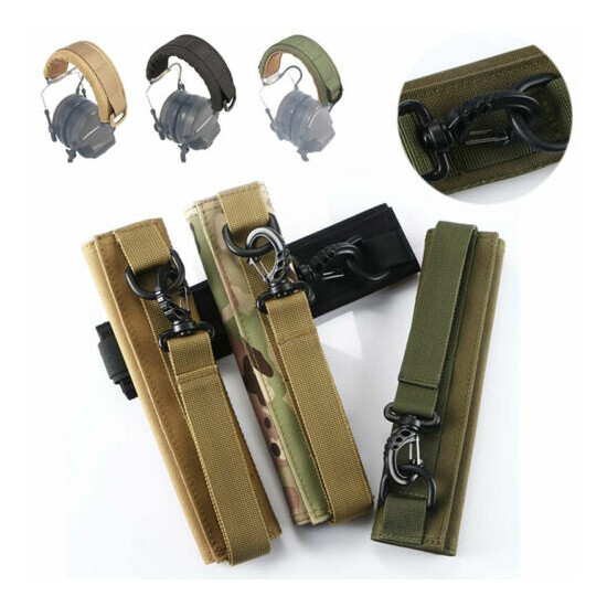 Headset Cover Molle Headband for General Tactical Hunting Headphone Cover Shan {1}