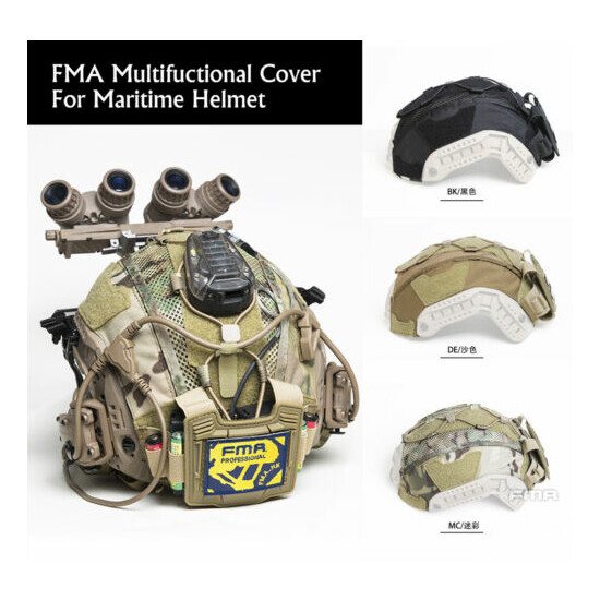 New Tactical Helmet Cover FMA TB1345 Weight Pouch Bag Pack For Maritime Helmet {1}