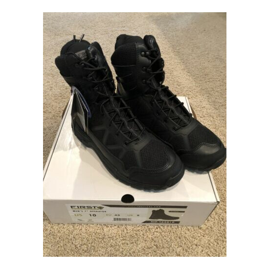 First Tactical Men's Operator Boot Black Size 10 {1}