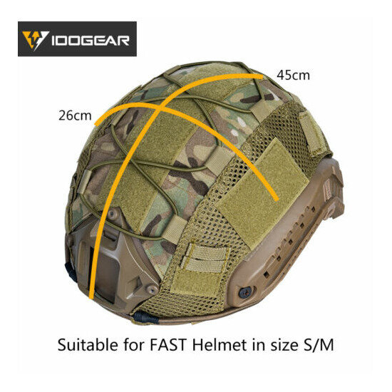IDOGEAR FAST Helmet COVER Tactical Hunting Airsoft Gear Sports Headwear Camo {7}