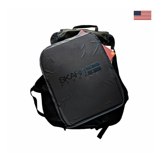 NIJ 3A w/ Kevlar Bulletproof Universal School Backpack Ballistic Panel 12"x15.5" {1}