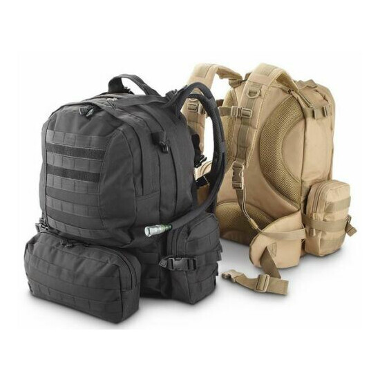 NEW Advanced Hydro Assault Pack MOLLE Hiking Hunting Backpack w Bladder MED RED {3}