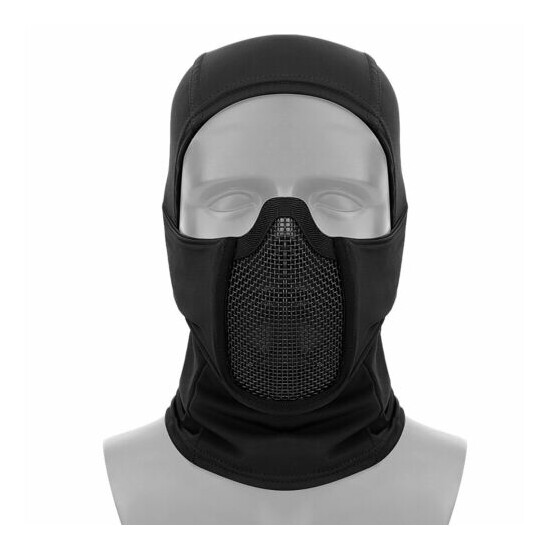 Tactical Full Face Mask Balaclava Mask Helmet Liner Cap CS Mask Hunting Outdoor {3}