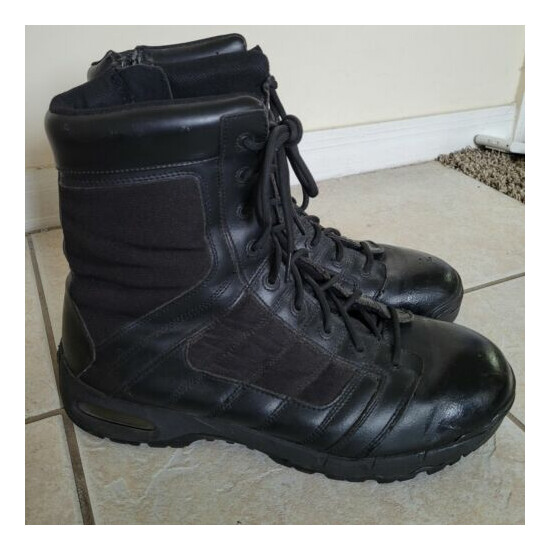 Original S.W.A.T. Men's Air 9 Side Zip Tactical Boots Size 14 Black  {1}