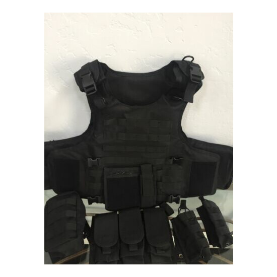 Tactical bulletproof vest FREE lllA body armor Insert Plates L XL 2XL {6}