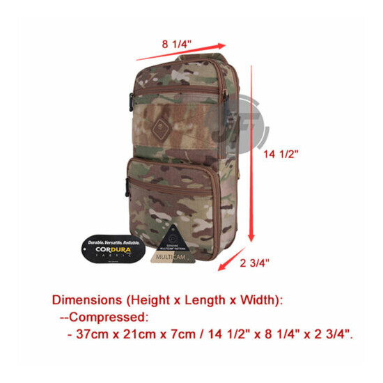 Emerson D3CR Backpack Expandable MOLLE FlatPack Adjustable Tactical EDC Bag Pack {2}