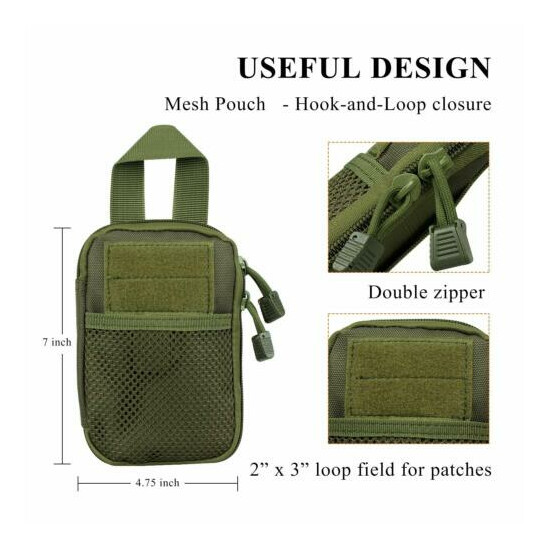 Nylon Tactical MOLLE Rip Away EMT IFAK Medical Pouch First Aid Kit Utility Bag {19}