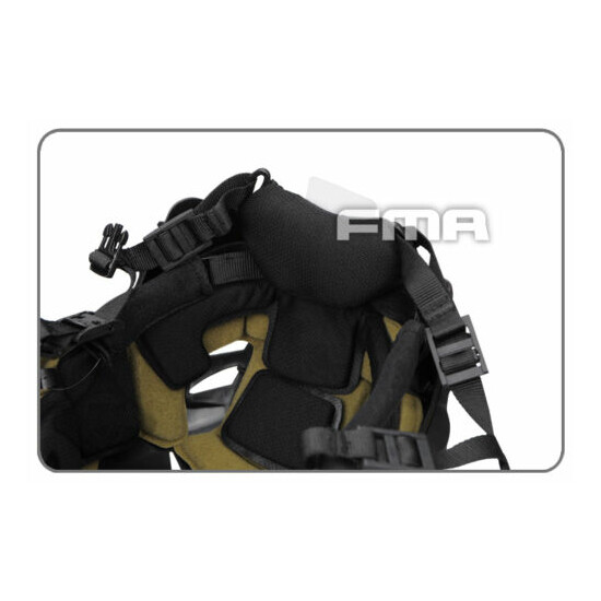 FMA MIC FTP BUMP Helmet EX Simple System Tactical Airsoft Black / Sand {9}