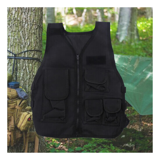 Adjustable Kids Tactical Vest Body Protect Waistcoat Airsoft Gilet for Boys {1}