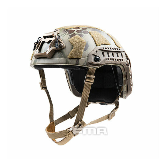 FMA Tactical SF Super High Cut Helmet Protective Rescue Hard Hat Anti-Fall M/L {34}
