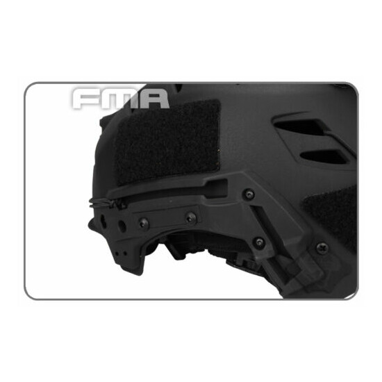 FMA MIC FTP BUMP Helmet EX Simple System Tactical Airsoft Black / Sand {8}