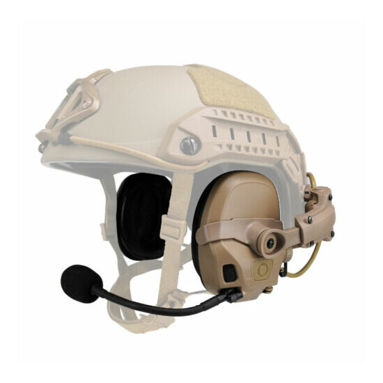 FMA FCS AMP Tactical Headset Dual Channel Noise Reduction Standard Suit Headset {4}