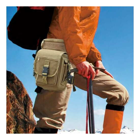 Waterproof Fanny Pack Tactical Military Drop Leg Bag Hip Belt Waist Pack Hiking {9}
