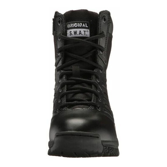 Original S.W.A.T 155201 Men's Force 8" SideZip Military and Tactical Boot, Black {2}