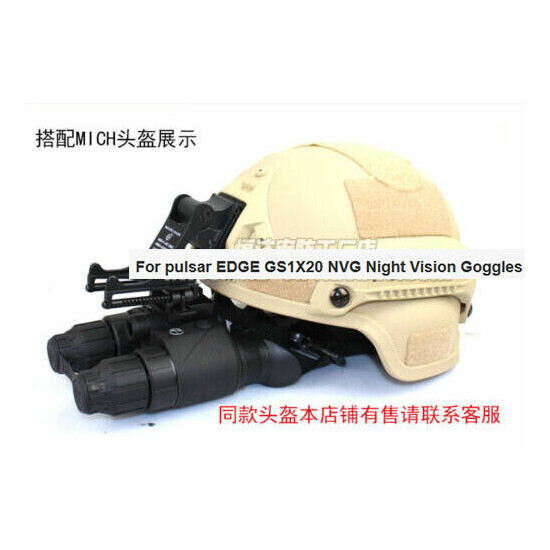 Tactical FAST Helmet Mount For pulsar EDGE GS1X20 NVG Night Vision Goggles 75095 {3}