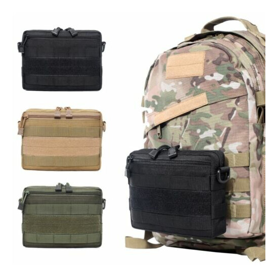 Tactical Molle Pouch EDC Utility Bag Waist Storage Bag Waterproof Outdoor Hiking {1}