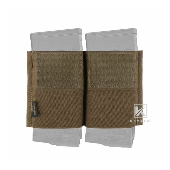 KRYDEX Double 7.62 Mag Magazine Elastic Insert for Micro Fight MK3 MK4 Chest Rig {10}