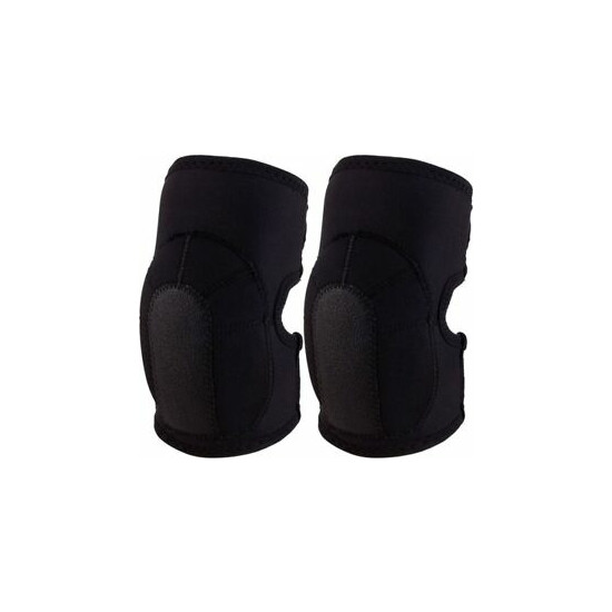 Black Tactical Slip-On Neoprene Elbow Pads Protective Gear {1}