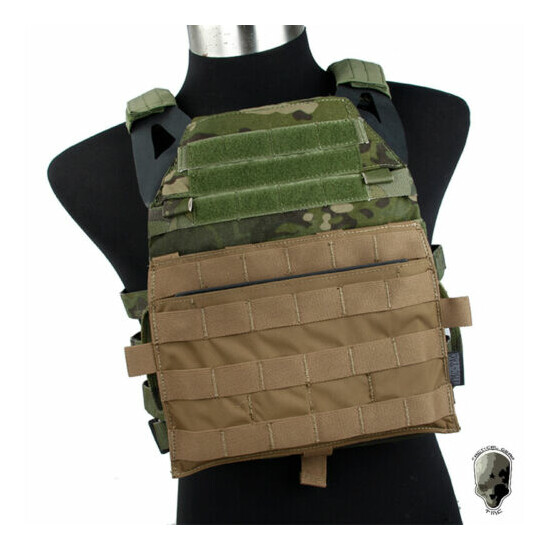TMC Tactical MOLLE Mag Pouch Panel Mag Carrier w/ Kydex Insert for Tactical Vest {5}