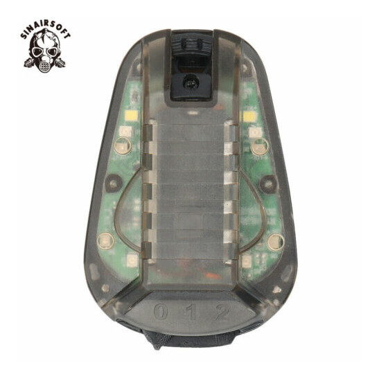 Tactical Manta Strobe Helmet Light Flash IR +Visible Lamp Light Survival Airsoft {4}