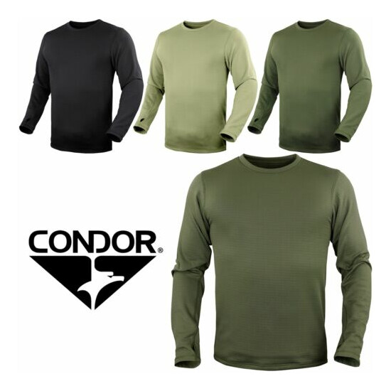 Condor 101228 Tactical Base II Pullover Fleece Lightweight Crew Undershirt Shirt {1}