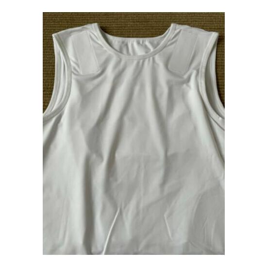 Armor Express Lo-Pro Undercover Concealed Body Armor Carrier T-shirt. XL White  {3}