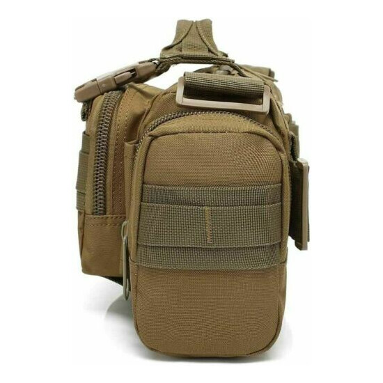 Mens Tactical Workout Pouch Military Molle Waist Bag Duffle Bag Large Handbag {26}