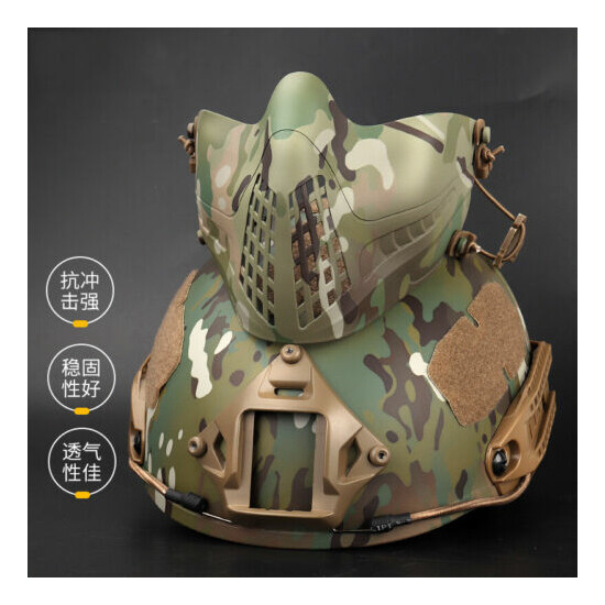 WoSporT Tactical Protective Mask Dual-Mode Headband System M07 Navigator Mask {23}