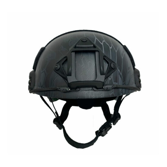 Ballistic Helmet, NIJ Level IIIA, High Cut, GunNook-SBH - Black Kryptek {3}